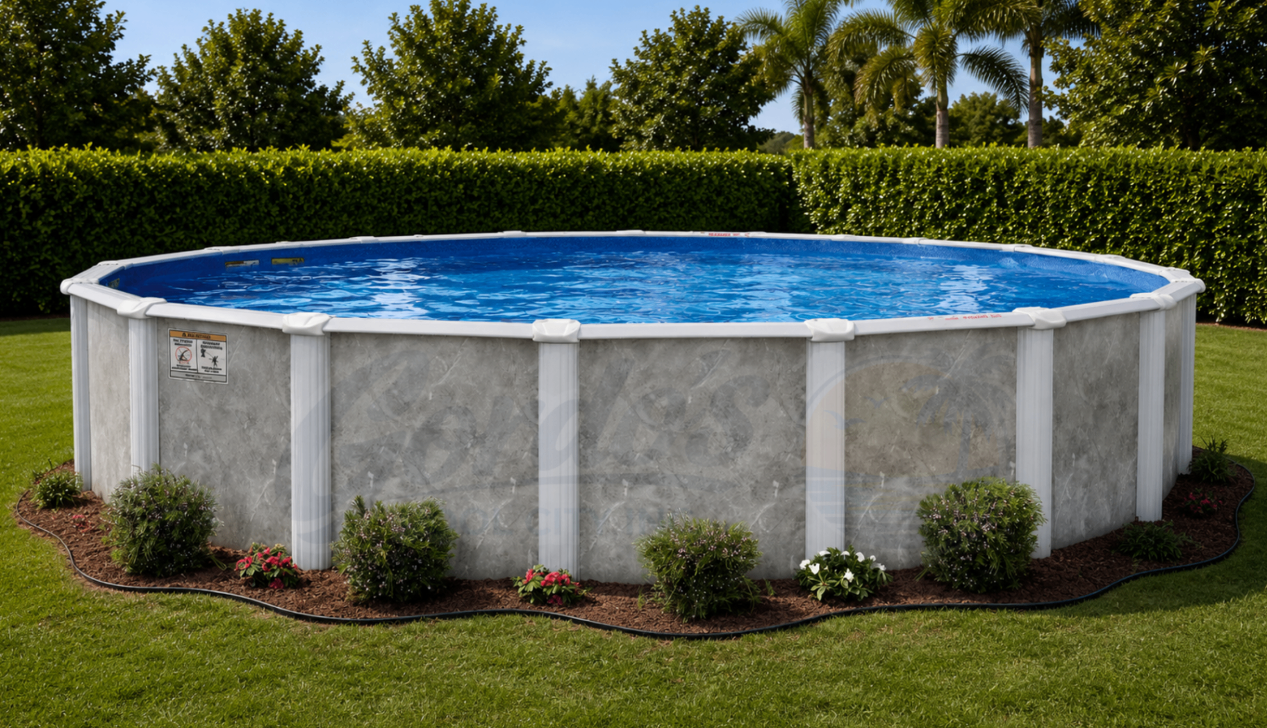 Doughboy Pearl River steel frame pool rendition